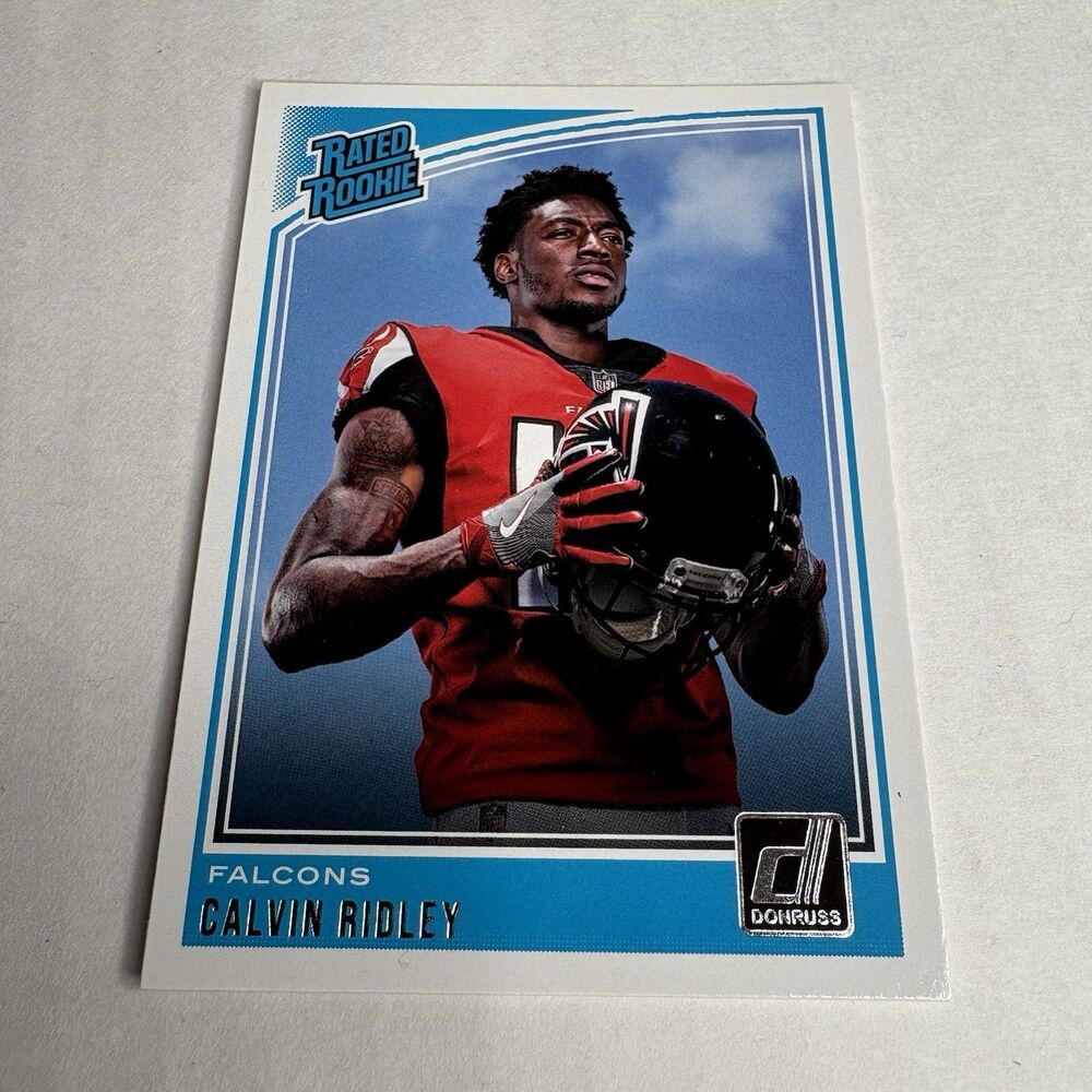 Calvin Ridley 2018 Panini Donruss Rated Rookie Card RC #311 Falcons Titans